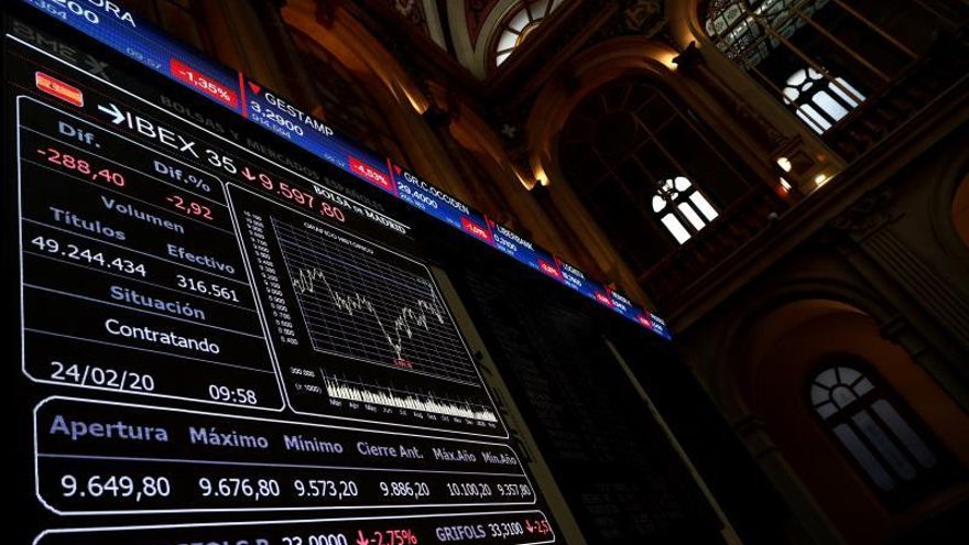 La bolsa española baja un 4 % y sufre el mayor descenso desde el Brexit