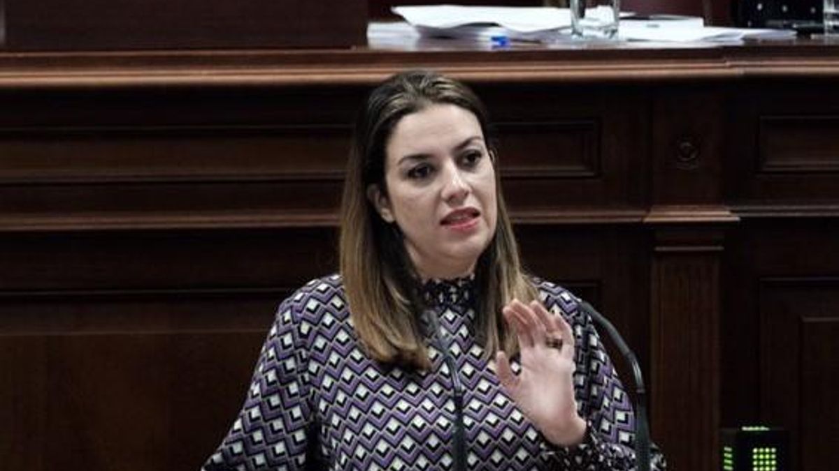 Matilde Fleitas, diputada  del PSOE por La Palma en el Parlamento de Canarias.