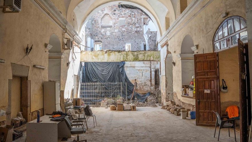 Las obras en la plaza de las Concepcionistas de Mérida se retoman tras las intervenciones arqueológicas