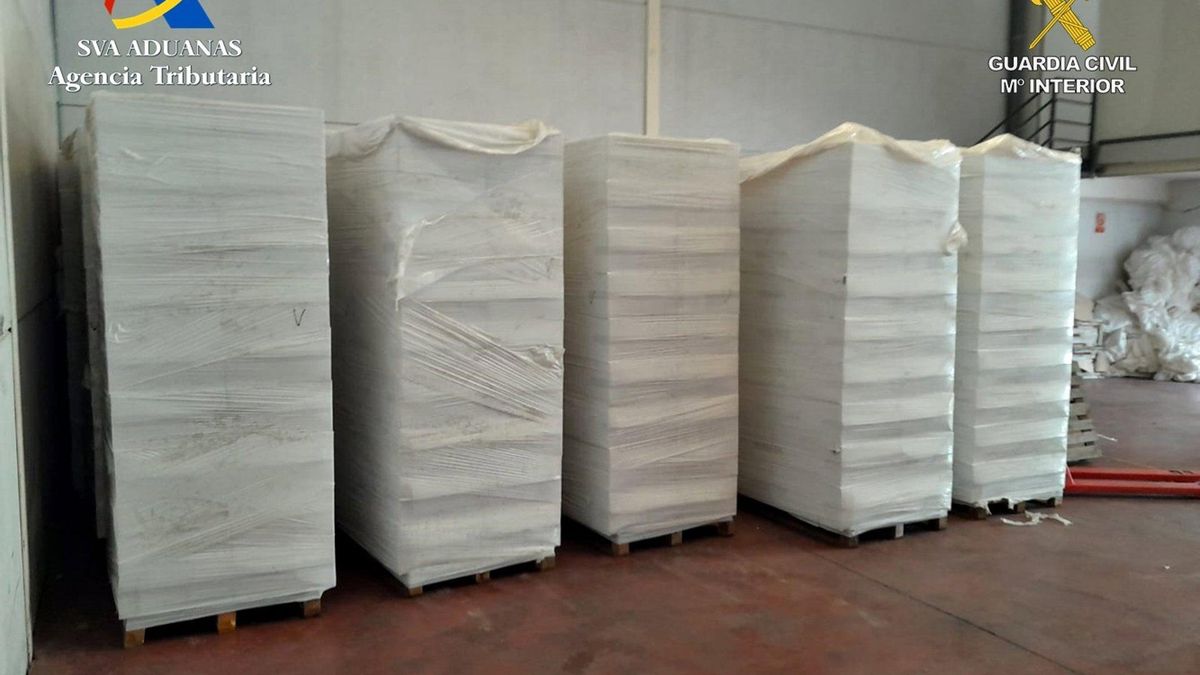 Cajetillas de tabaco intervenidas.