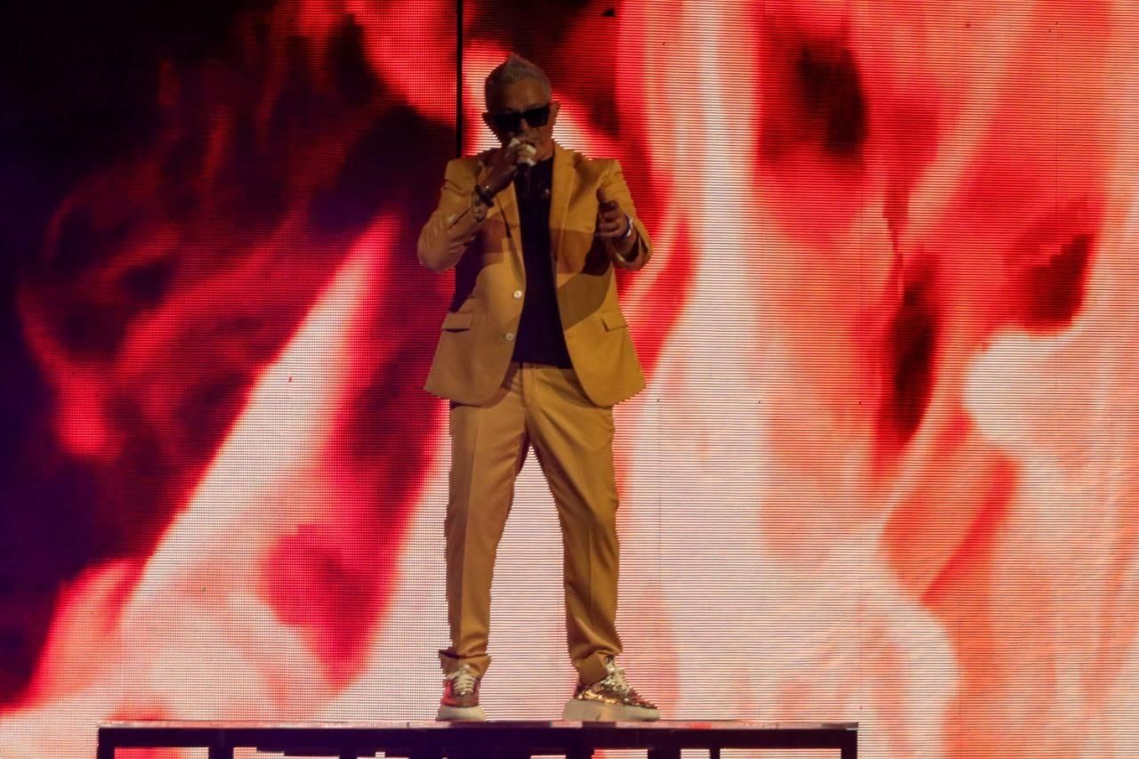 Alejandro Sanz durante su actuación en el Isla Bonita Love Festival. Foto: JOSÉ AYUT