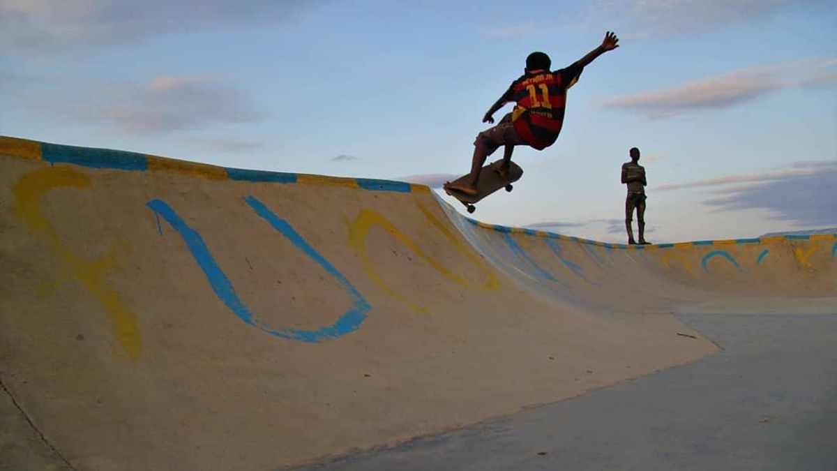 El skatepark es la gran atracción de la población etíope de Konso.