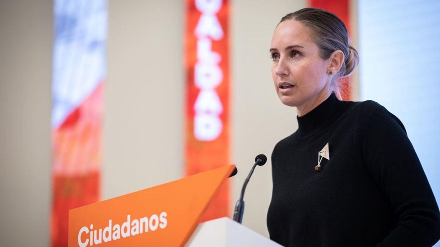 La portavoz de la Ejecutiva nacional de Ciudadanos, Melisa Rodríguez.