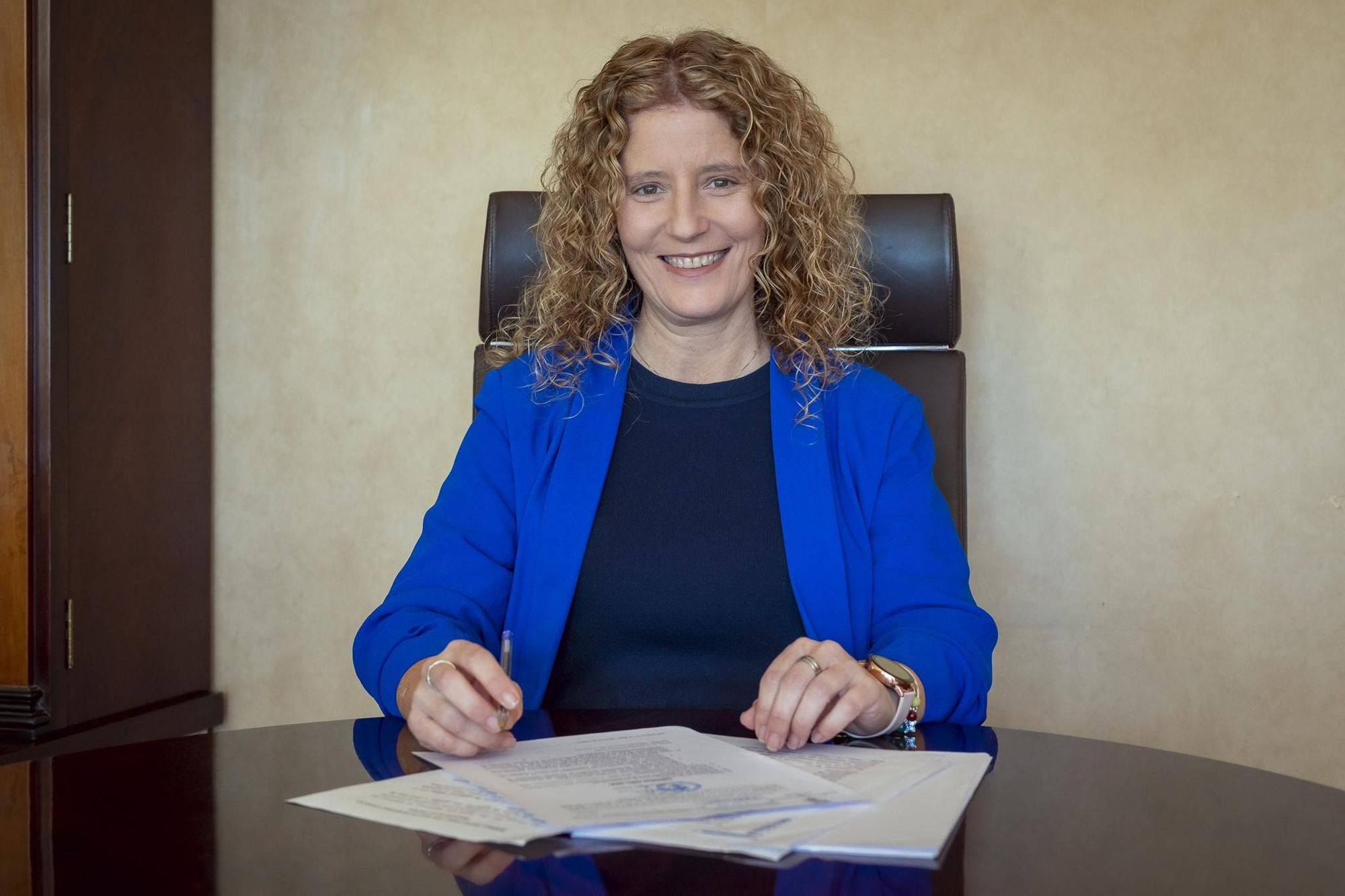 Raquel Díaz, consejera  de Promoción Económica del Cabildo de La Palma.