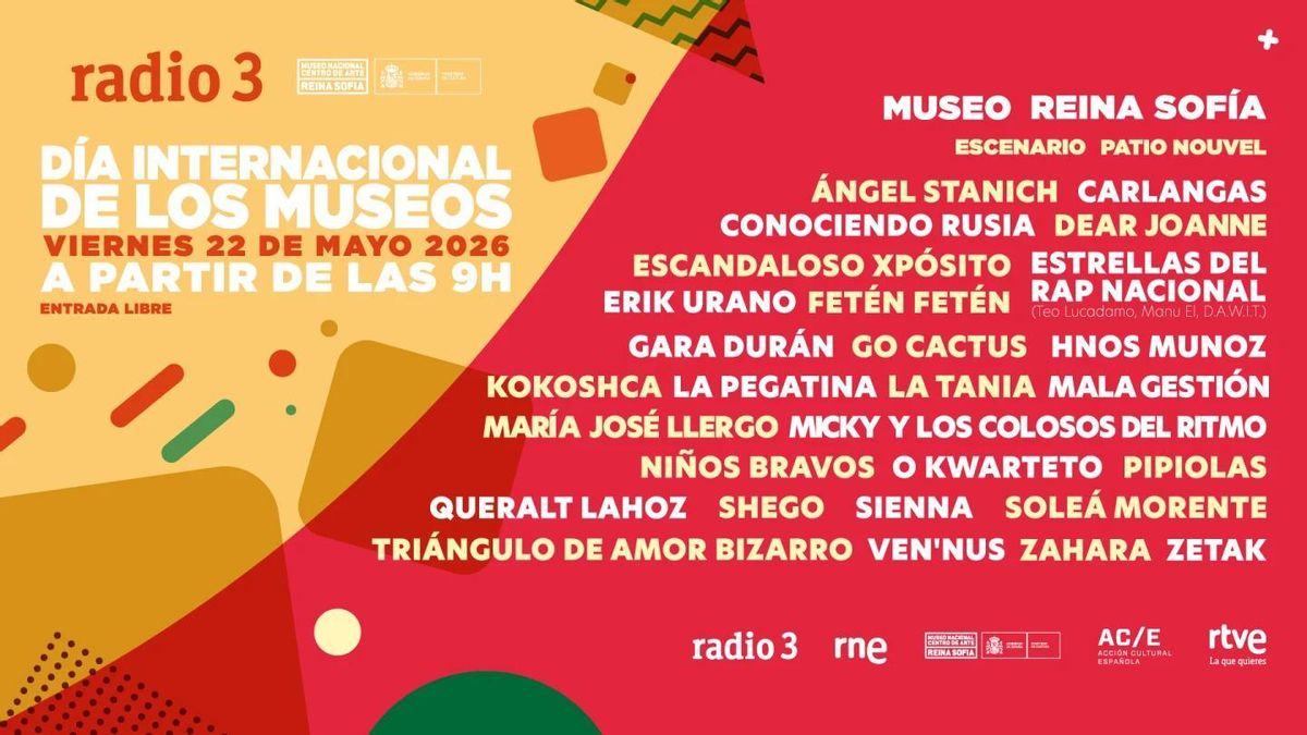 Cartel del Día de los Museos 2026 en el Reina Sofía