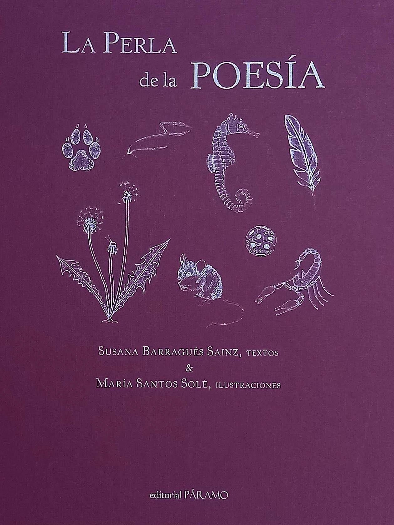 Portada del poemario 'La perla de la poesía, de Susana Barragués.