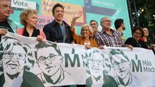 Más Madrid en su cierre de campaña para la elecciones municipales y autonómicas.