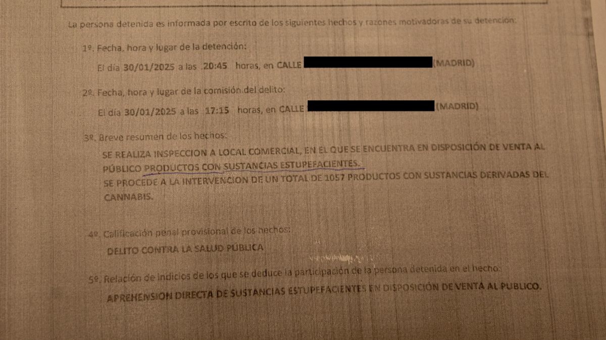 La denuncia de la Policía Municipal que terminó con la detención de los empresarios el 30 de enero de 2025 