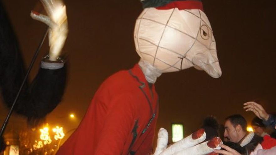 Cabalgata de Reyes en León capital.