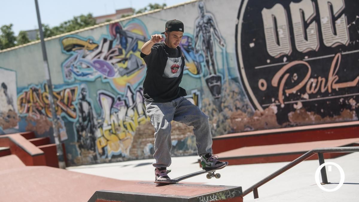 Prueba andaluza de skate en el skatepark de Cañero
