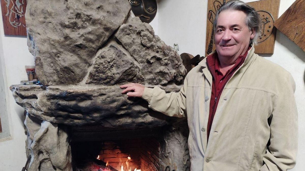 Sisín, el hombre que vive dentro de una escultura en Selaya