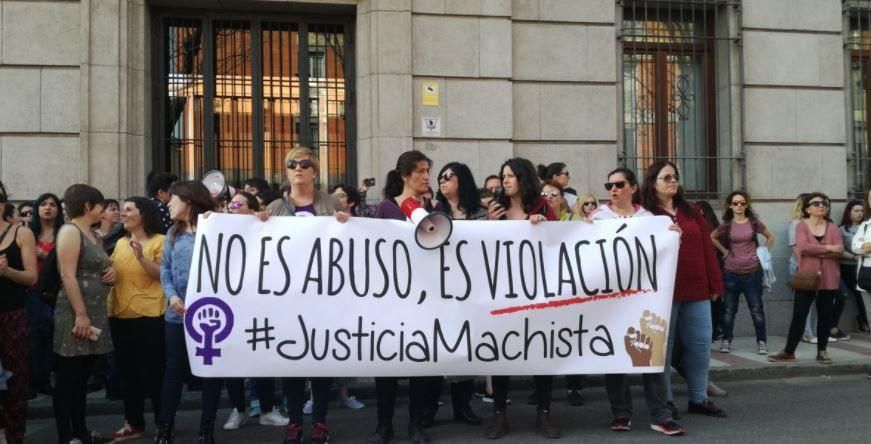 Manifestación en Guadalajara a raíz de la sentencia contra La Manada