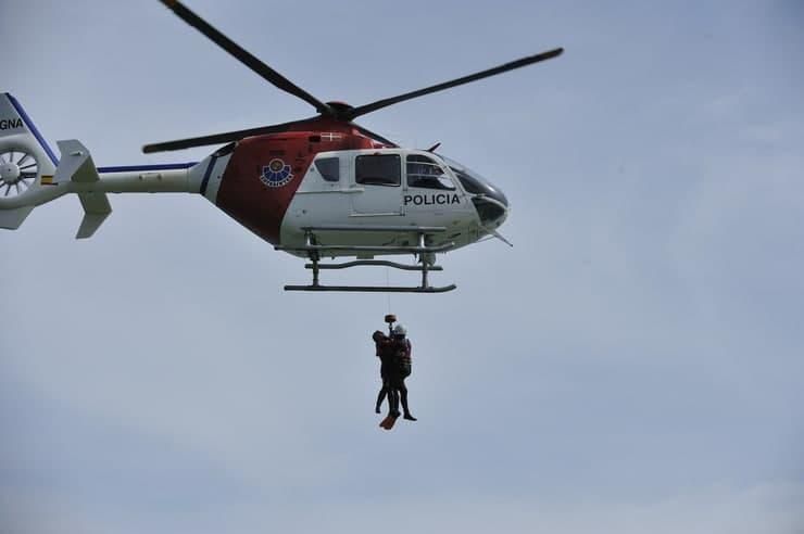 Operativo en helicóptero