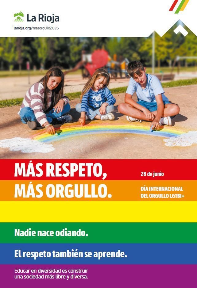 Campaña Orgullo 2026 del Gobierno de La Rioja