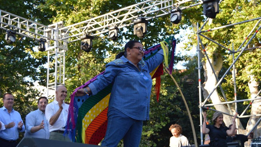 María del Monte, pregonera del Orgullo LGTBI+ Sevilla: "Soy una persona más de todos los que estamos aquí"