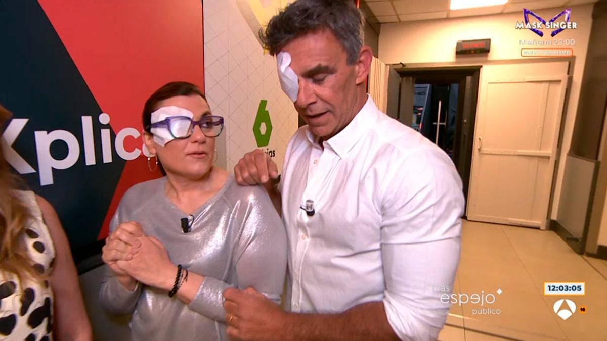 Lorena Vázaquez y Alonso Caparrós, en 'Espejo Público' de Antena 3