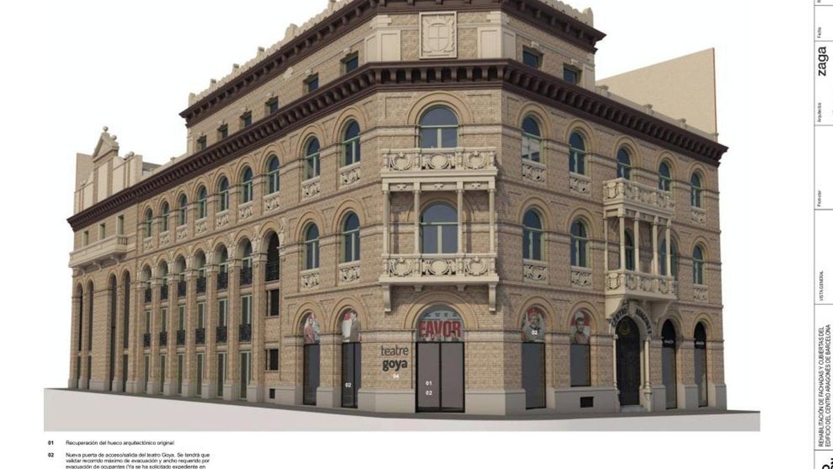 El Centro Aragonés de Barcelona se rebela ante el plan de Azcón de convertir su sede histórica en un negocio de alquileres