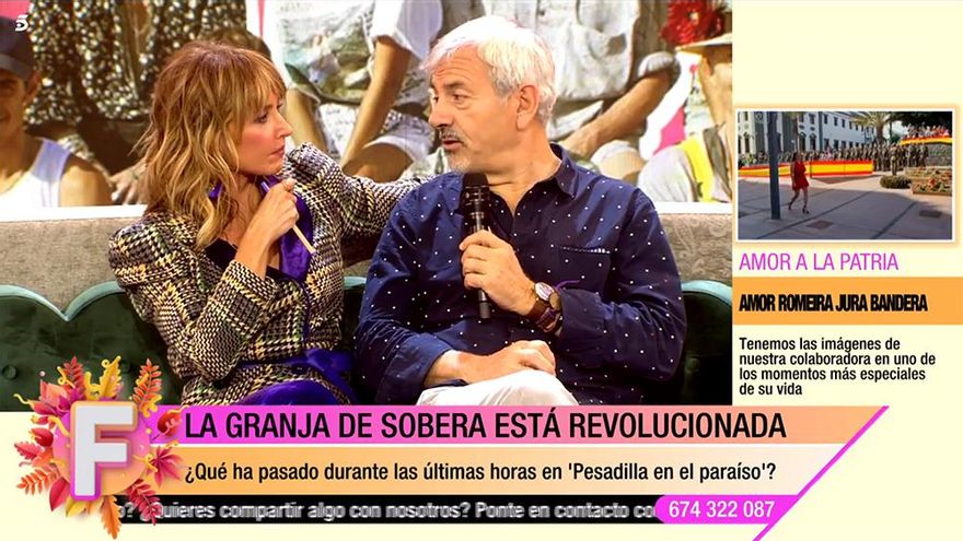 Emma García y Sobera también se despiden de Vasile en directo: "Nos ha protegido mucho"