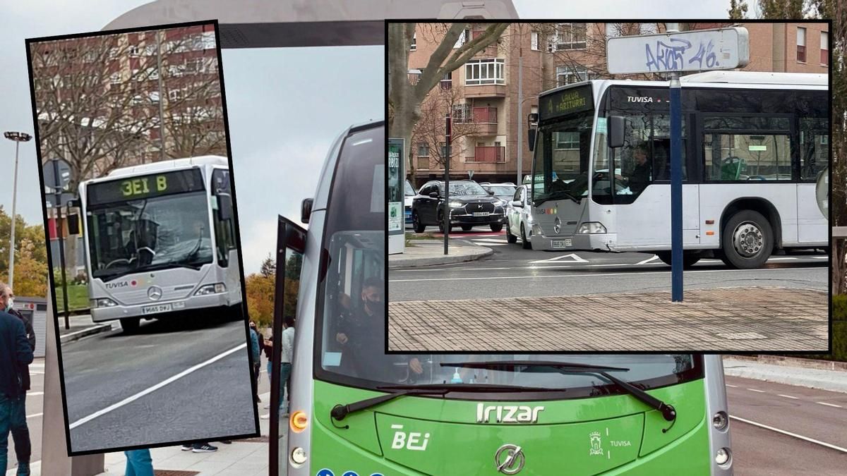 Vitoria tira de los autobuses diésel más antiguos para hacer en un mismo día las dos líneas "electrificadas"