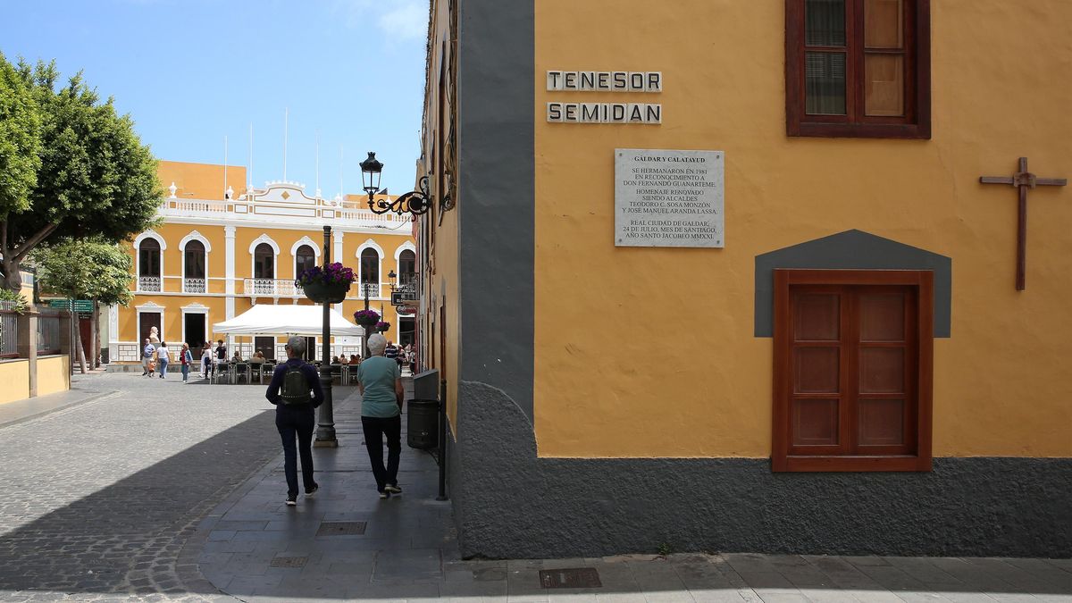 Archivo parroquial de Gáldar, junto a la Plaza de Santiago