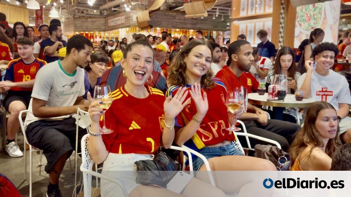 Afición española y vino de Rioja para empujar a la Roja desde Nueva York
