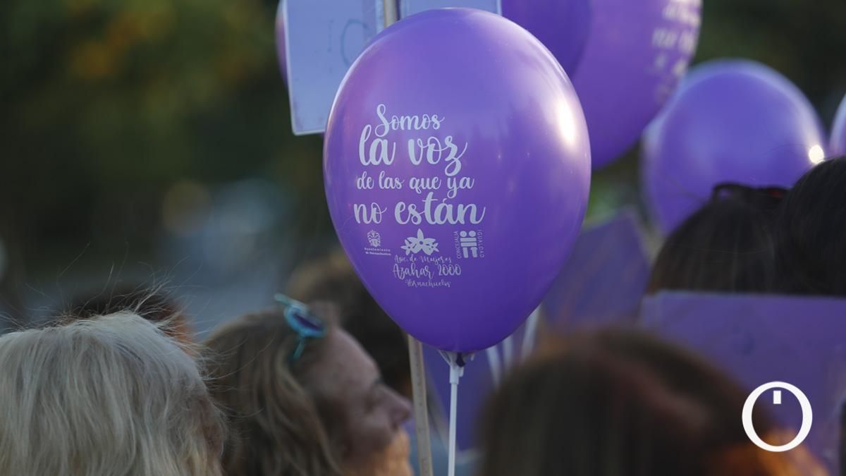 Manifestación contra la violencia machista 25N