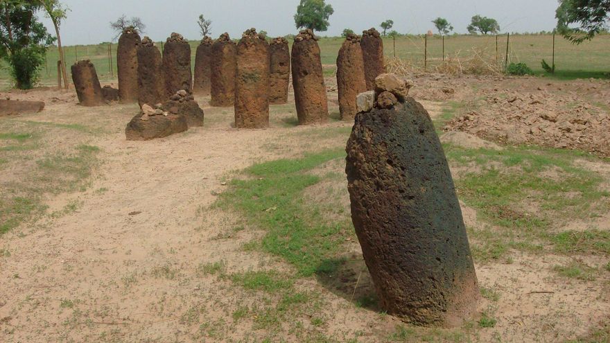 Círculos de piedra de Wassu. Estos monumentos megalíticos forman parte del listado del Patrimonio Mundial de la Unesco