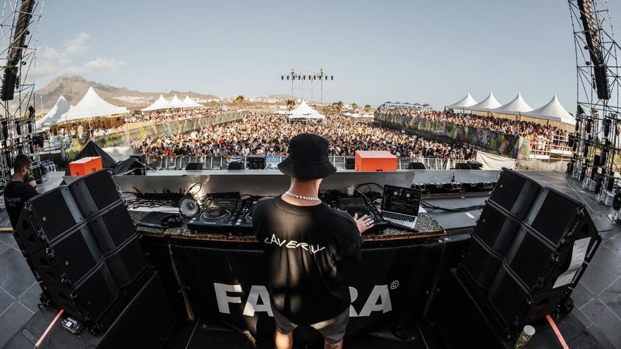 Dj Conjurer en el Festival de Farra World en Tenerife