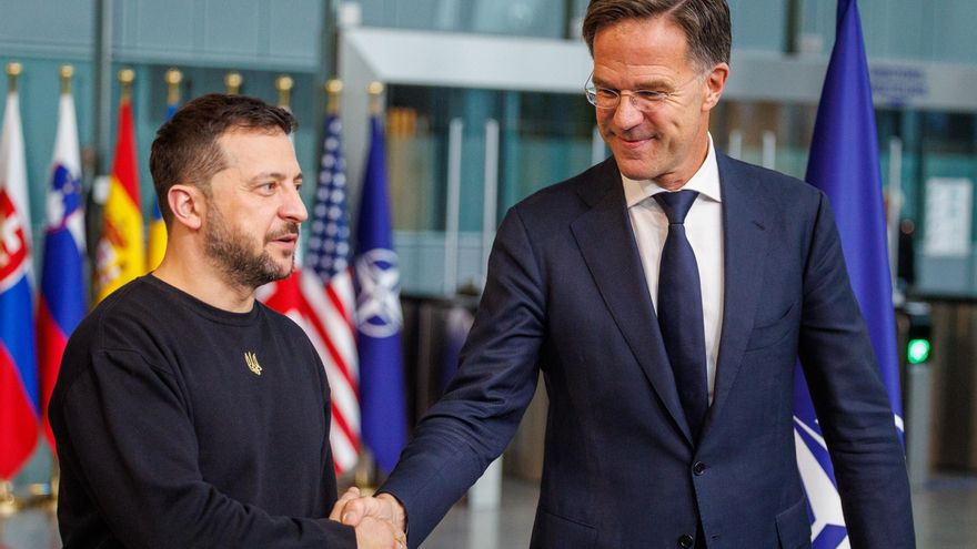 La OTAN busca encaje a Zelenski en su cumbre ante los recelos de Trump y Putin presiona para que le cierren la puerta