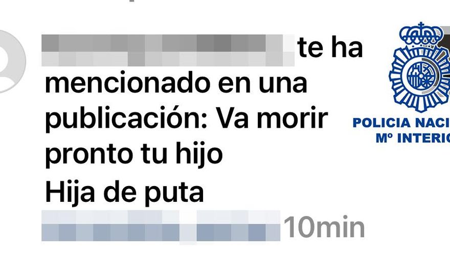Detenida una mujer por ciberacosar a la actriz Candela Peña con amenazas de muerte contra su hijo