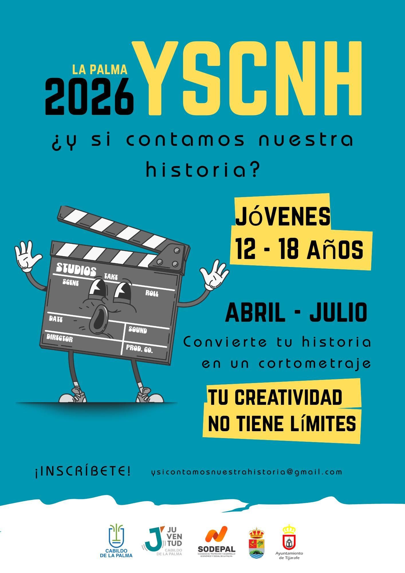 Cartel de la cuarta edición del proyecto cultural y educativo ¿Y si contamos nuestra historia?