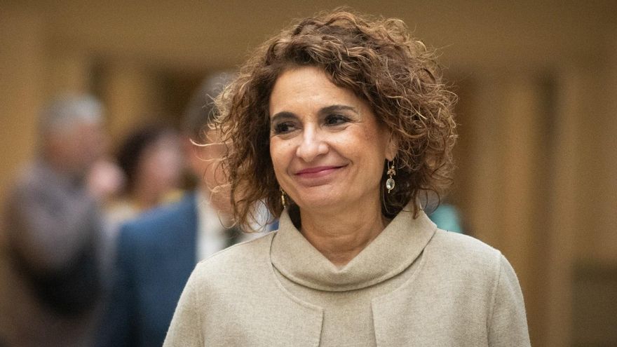 La vicepresidenta primera del Gobierno y secretaria general del PSOE-A, María Jesús Montero.