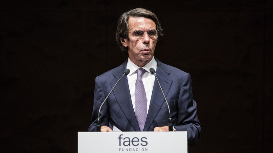 Archivo - El expresidente del Gobierno y presidente de la Fundación FAES, José María Aznar.