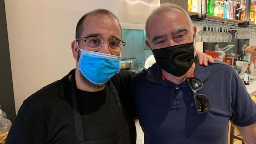 Estéfano y Jesús.