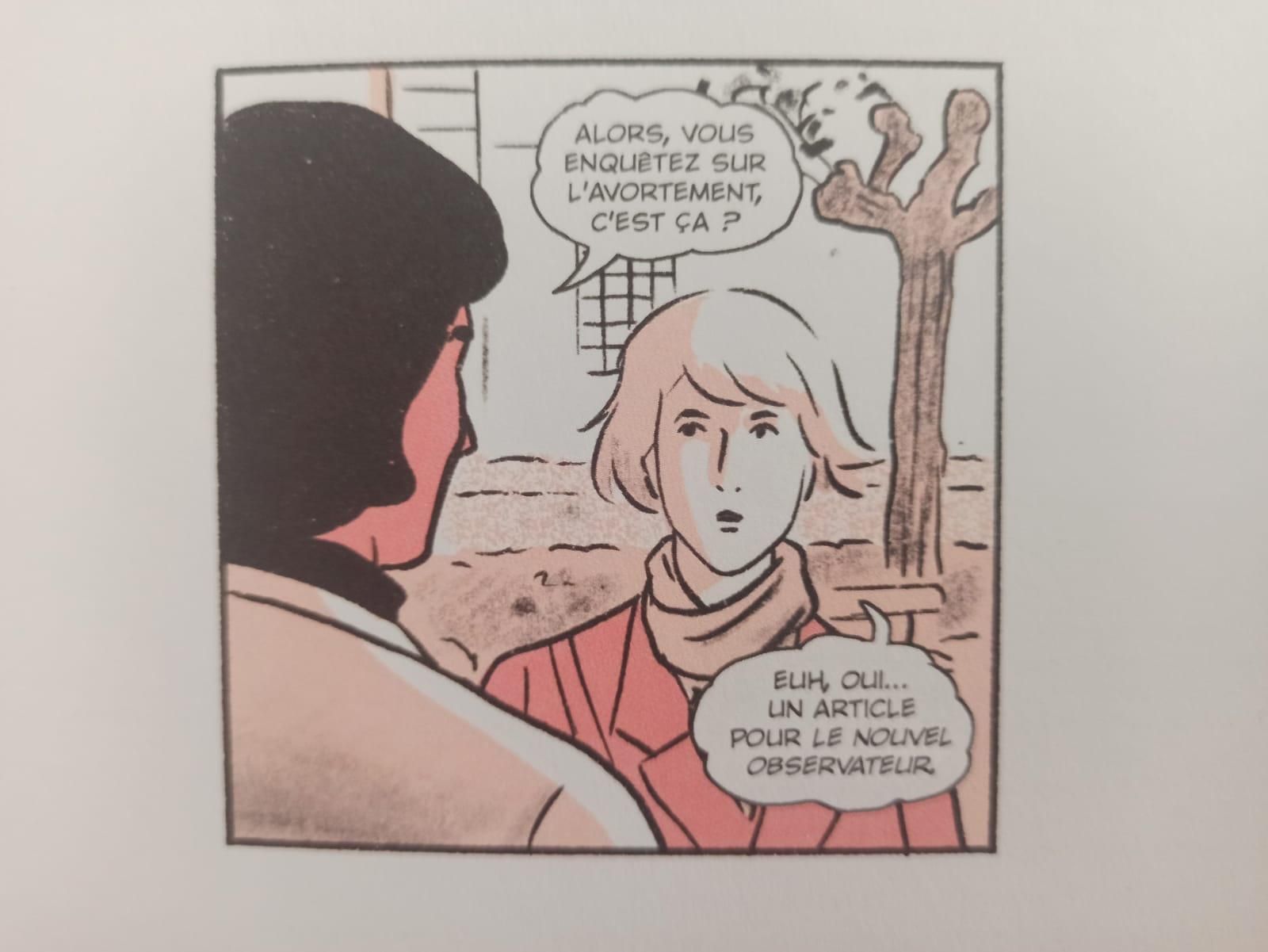 Una viñeta en la que aparece Nicole de 'Le Manifeste des 343'