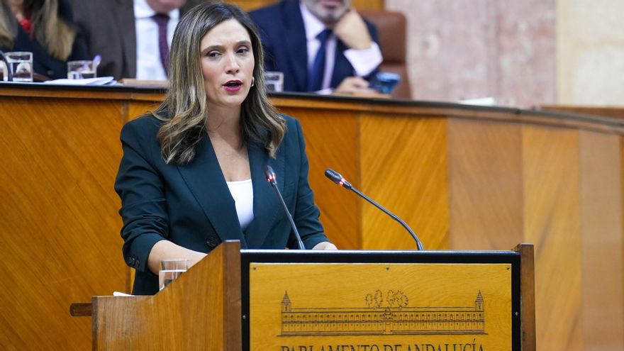 La portavoz parlamentaria del PSOE, María Márquez.