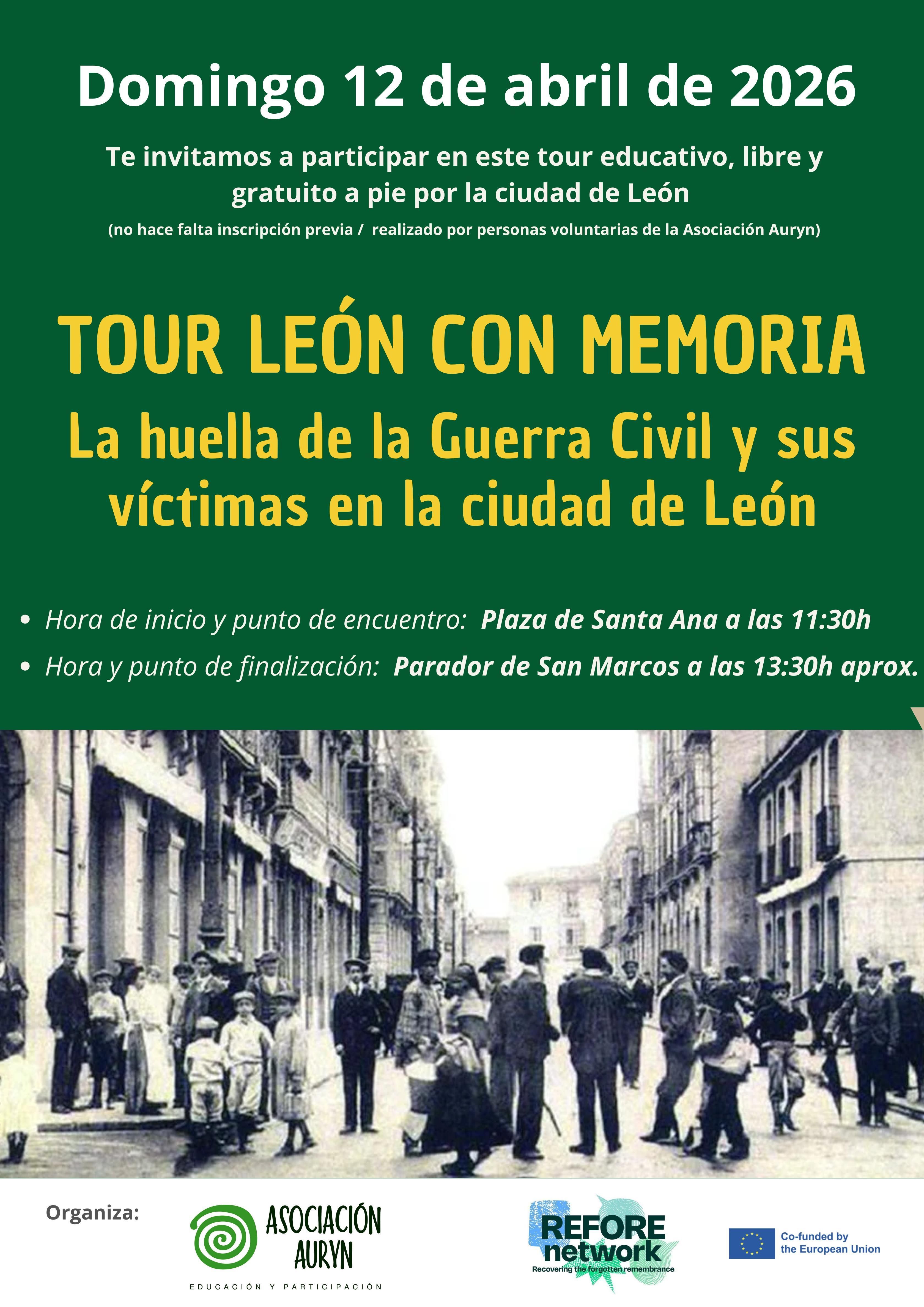 El tour 'León con memoria'.