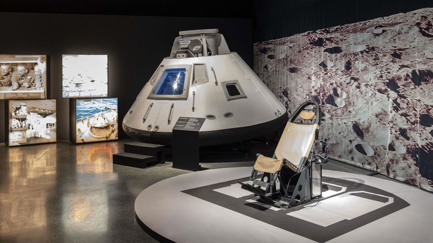 Exposició 'Apollo 11. L'arribada de l'home a la Lluna', en CaixaForum València.