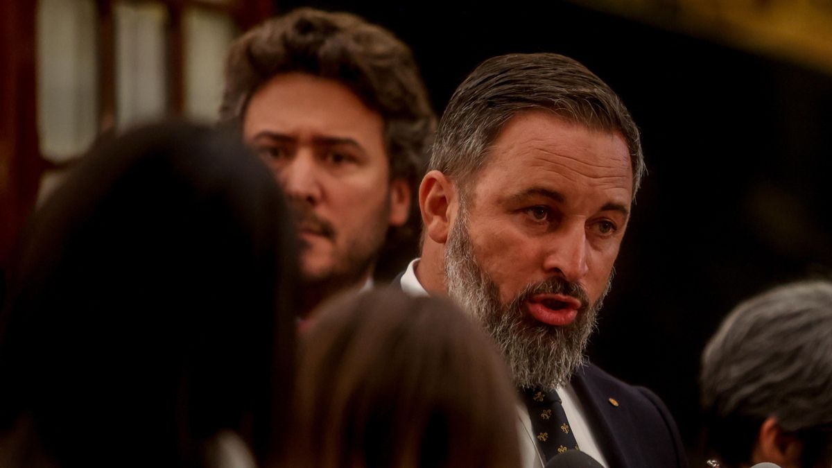 El líder de Vox, Santiago Abascal