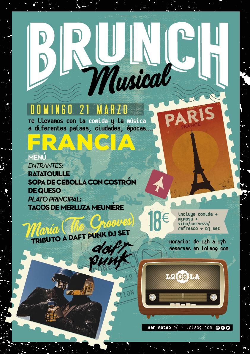 Brunch musical viaja a Francia en Lola 09