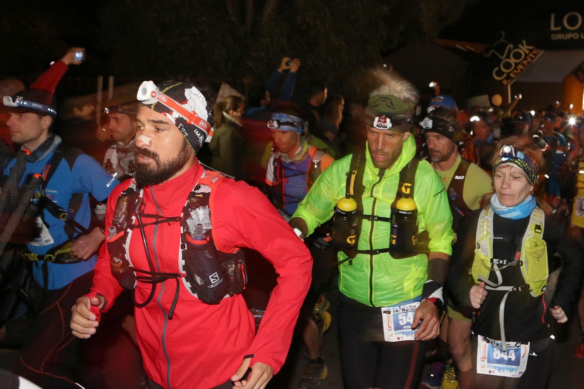 Salida de la Transgrancanaria 125 km. Alejandro Ramos.