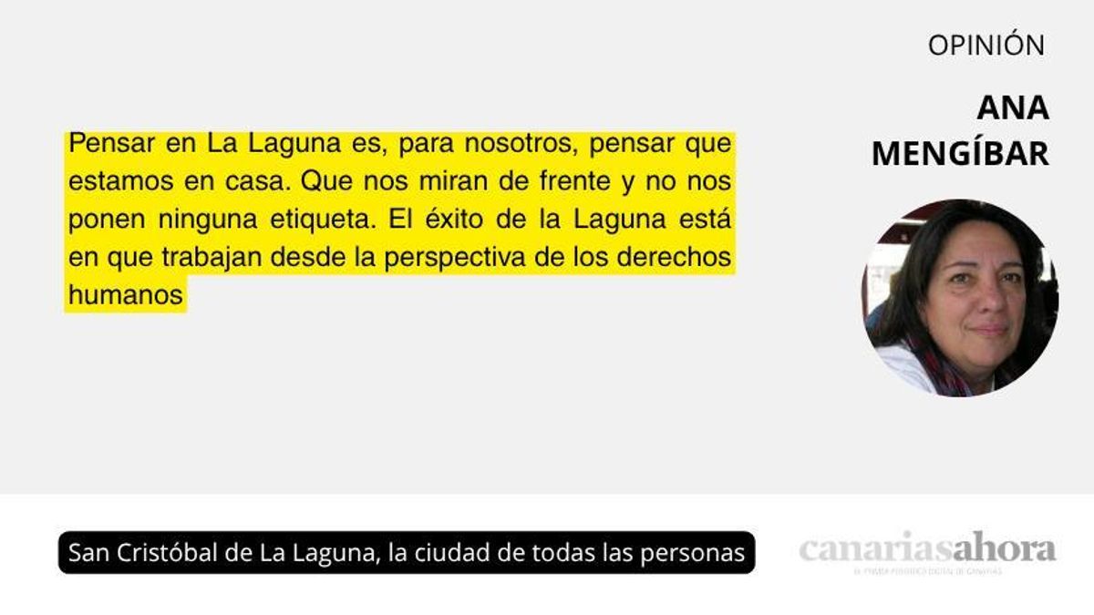 San Cristóbal de La Laguna, la ciudad de todas las personas