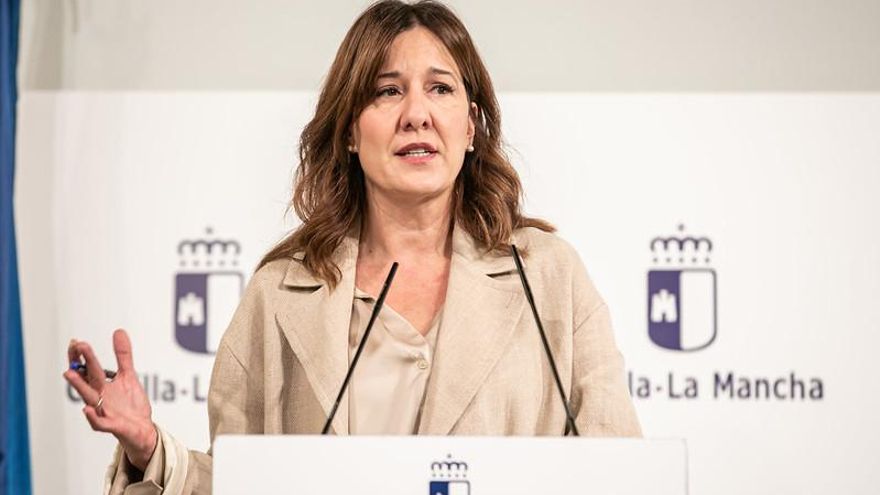 La portavoz de la Junta de Castilla-La Mancha, Blanca Fernández