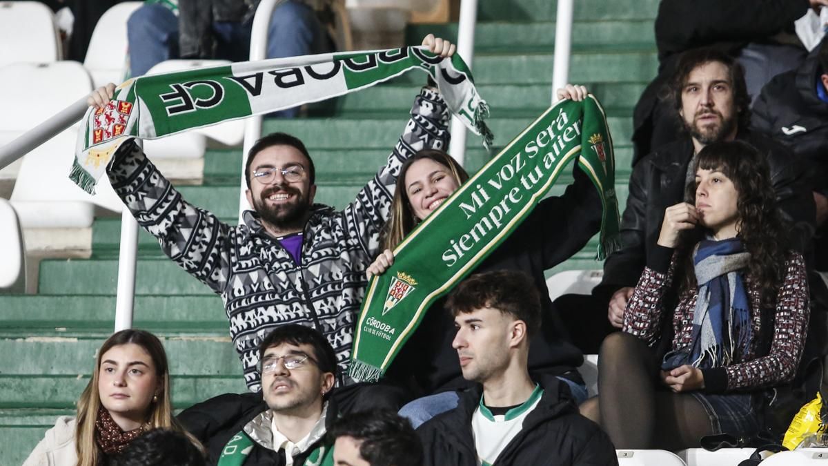 Grada Blanquiverde del Córdoba CF - Real Valladolid CF