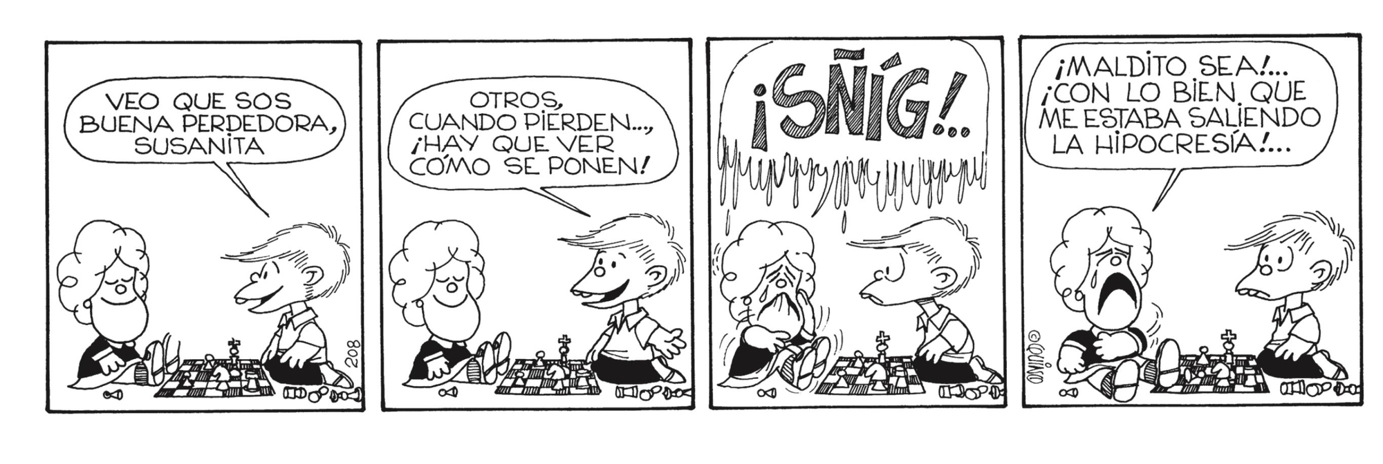 Viñeta recogida en 'El amor según Mafalda'