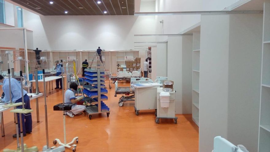 Archivo - Nuevas camas UCI habilitadas en el Hospital Universitario Central de Asturias (HUCA) para pacientes con coronavirus, COVID-19.