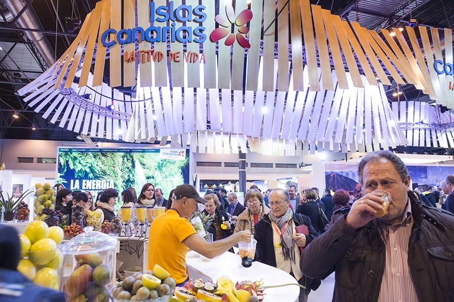Tercera jornada del stand de Canarias en Fitur. (Foto: Nacho González).