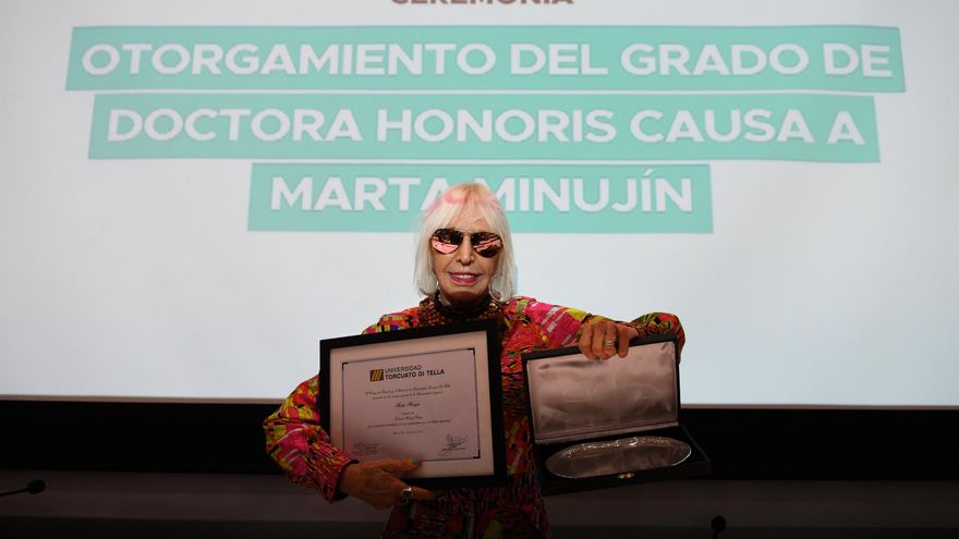 La Universidad Di Tella le otorgó el grado de Doctora Honoris Causa a la artista Marta Minujín