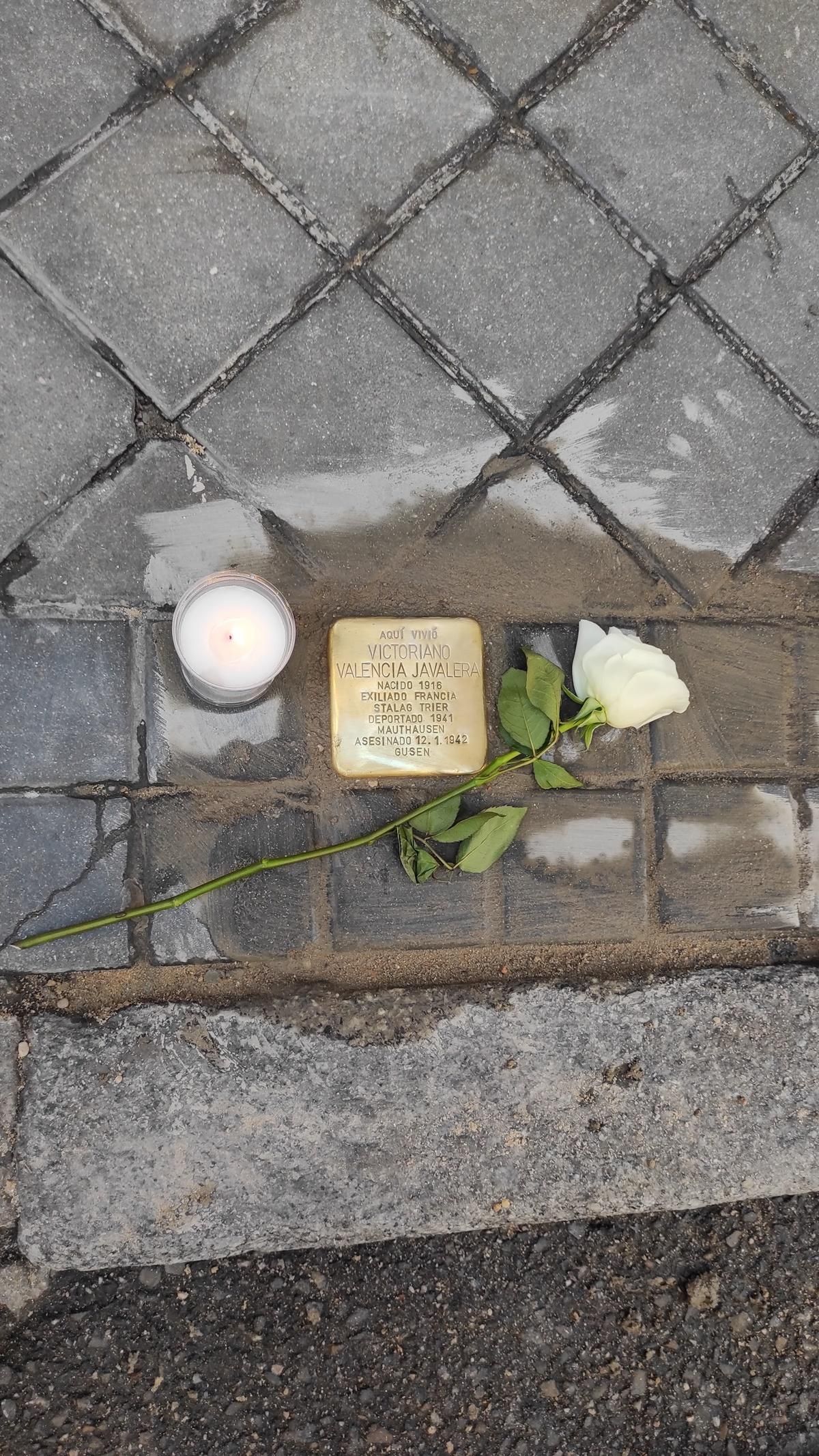 Quince 'stolpersteine' en Centro luchan contra la desmemoria
