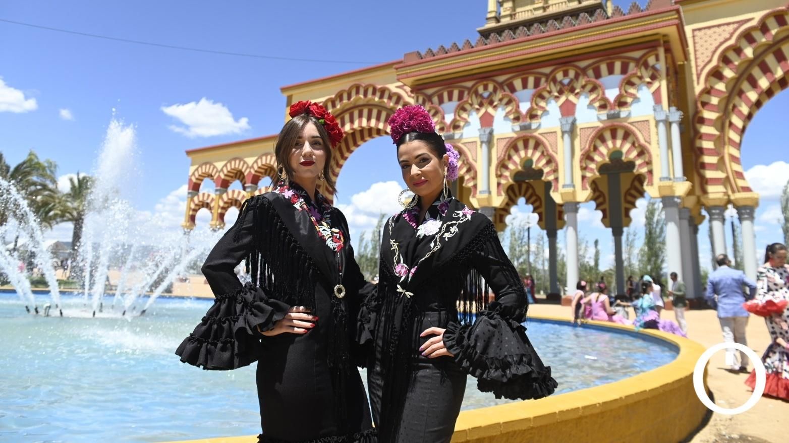 Ambiente de domingo en la feria